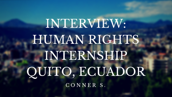 human rights internship in ecuador