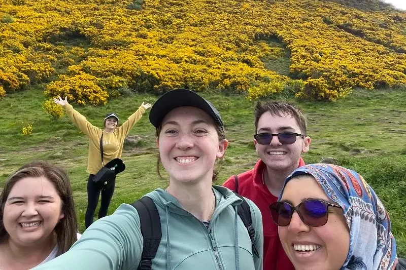 Nearing the top of Arthur’s Seat